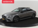 mercedes-aklasse-200-amg-panoramadak-trekhaak-carplay-adaptive-cruise-stoelverwarming-camera-leder-alcantara-navigatie-full-led-sfeerverlichting-park-a